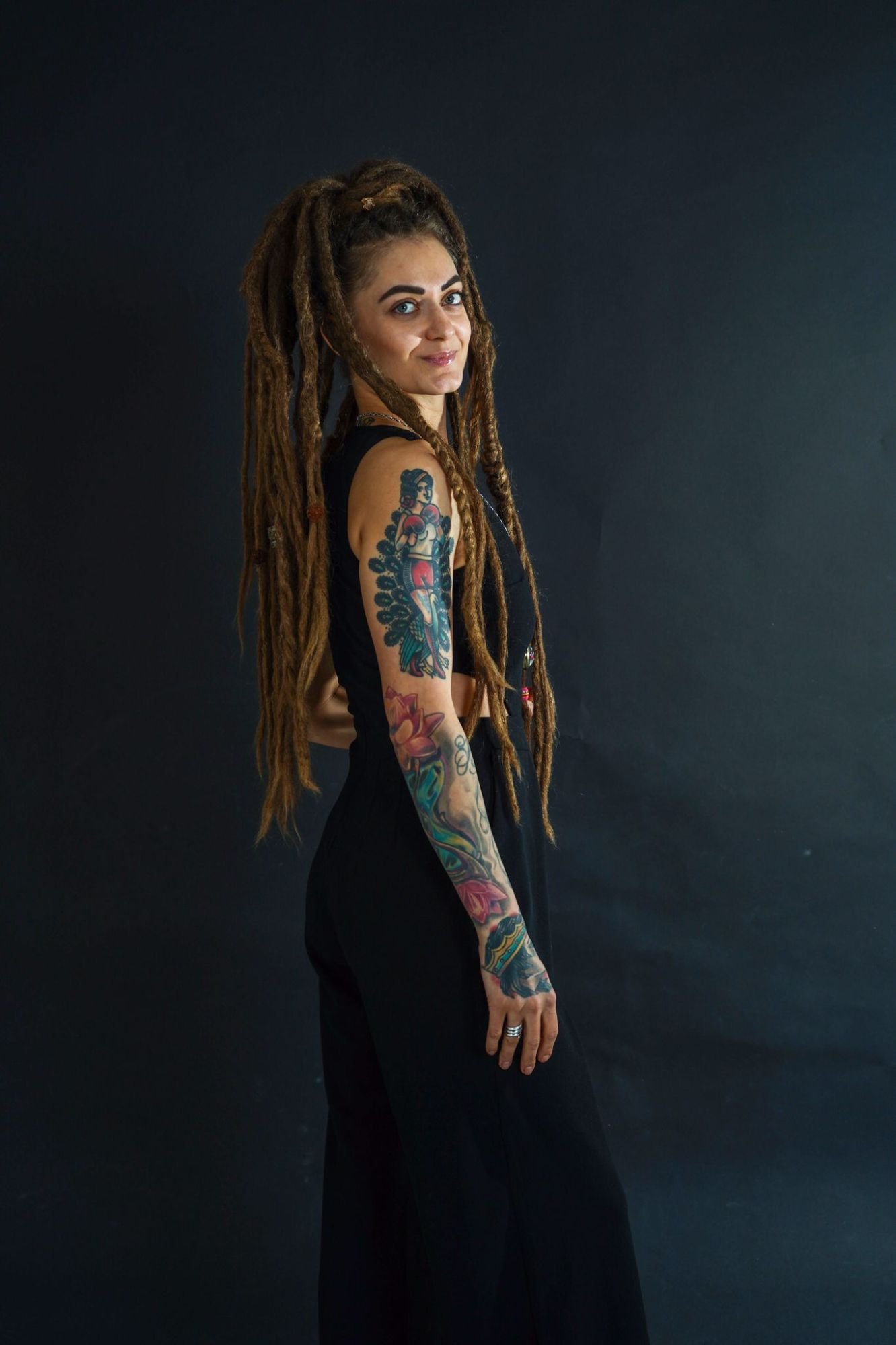 Christina, tattoo artist at Small Happy Tattoo in Berkeley